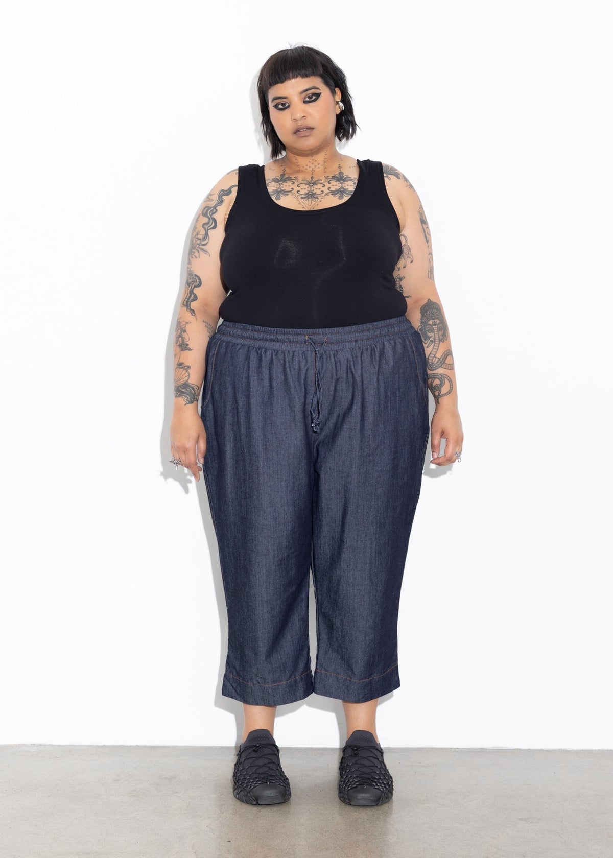 Jogger - Dark Chambray