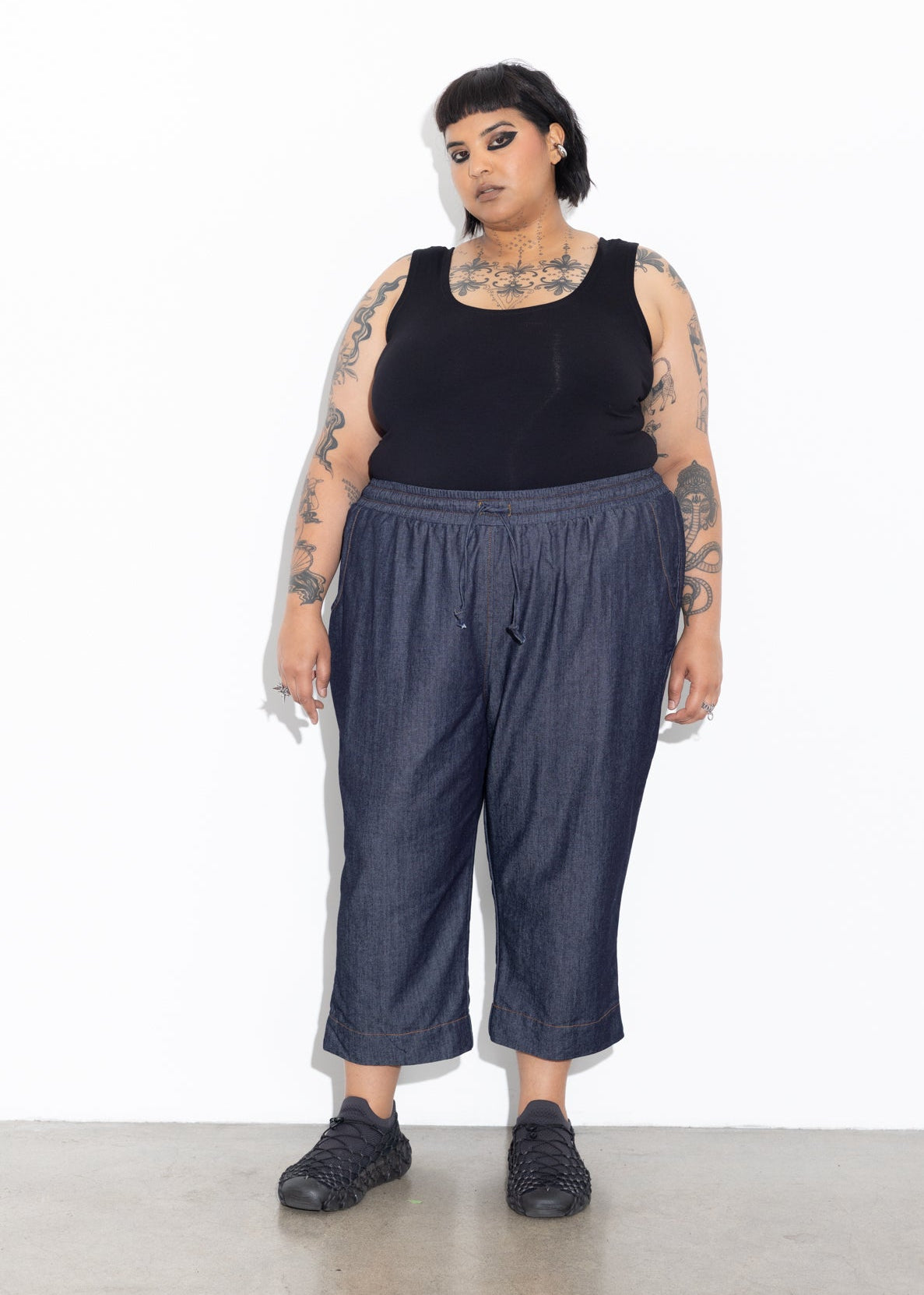 Jogger - Dark Chambray