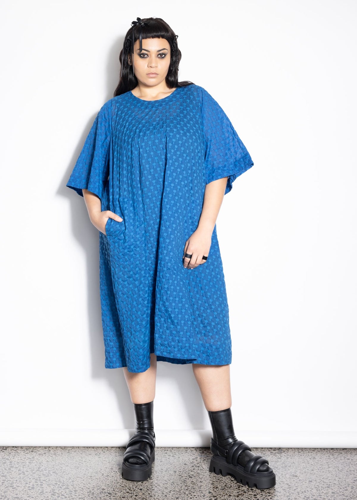 Waiheke Dress - Blue