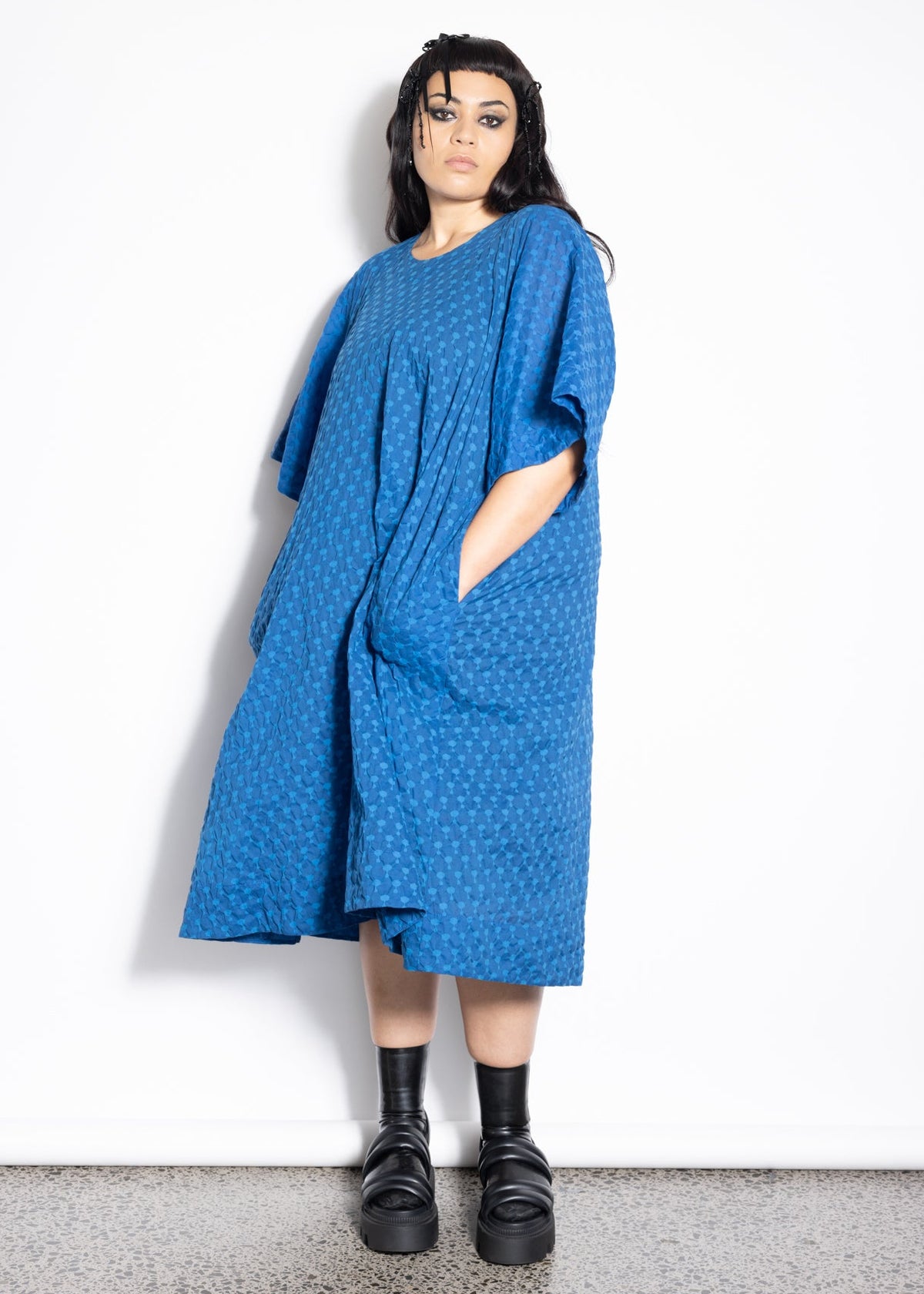 Waiheke Dress - Blue