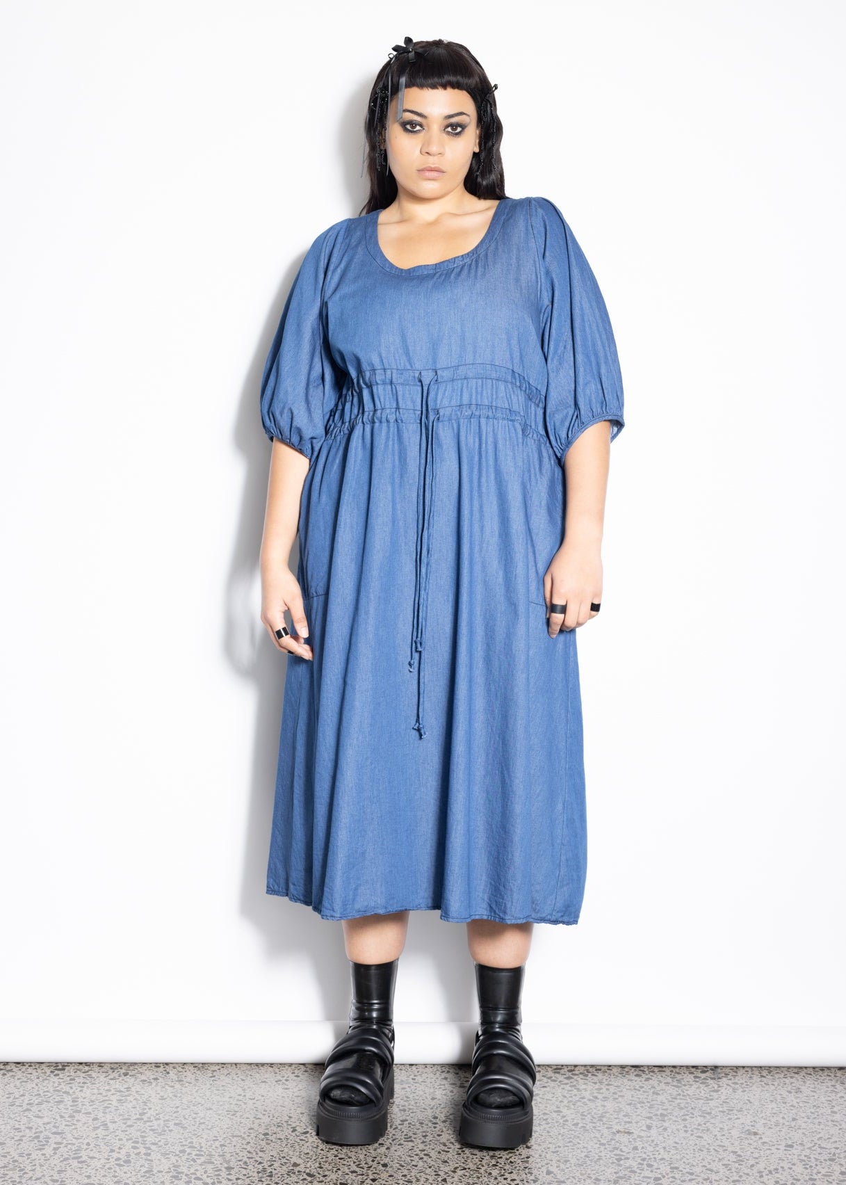 Taylor Dress - Chambray