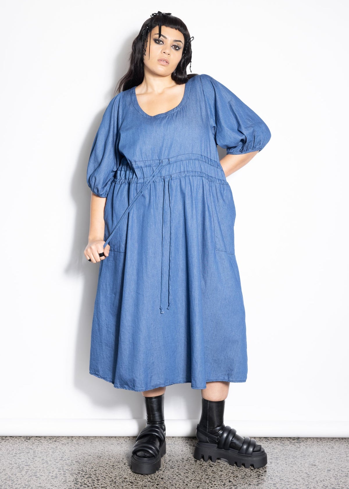 Taylor Dress - Chambray