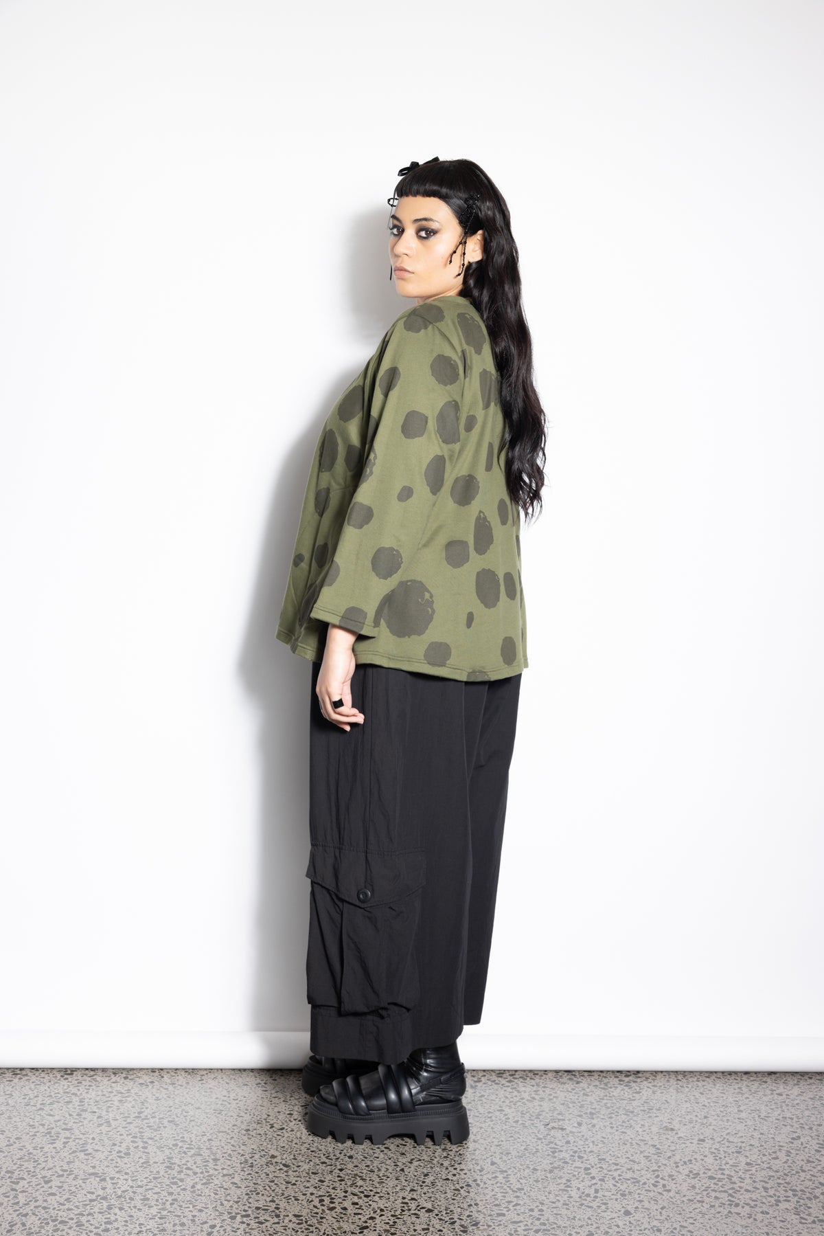 Swing Jumper - Khaki Spot