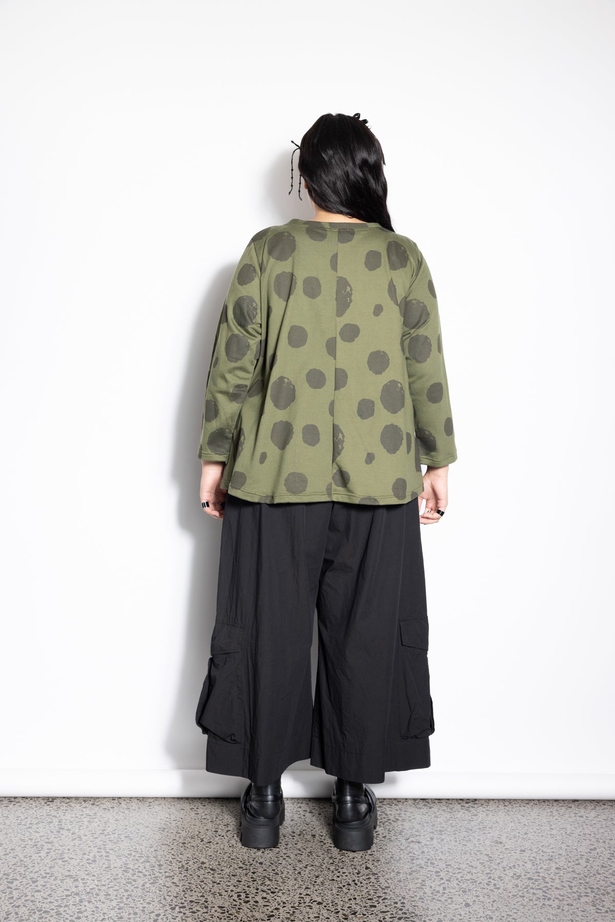 Swing Jumper - Khaki Spot