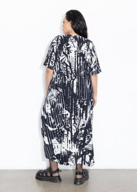 Luchia Dress - Foliage Print