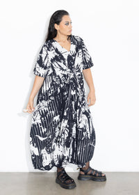 Luchia Dress - Foliage Print