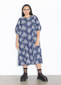 Ronnie Dress - Chambray Embroidery