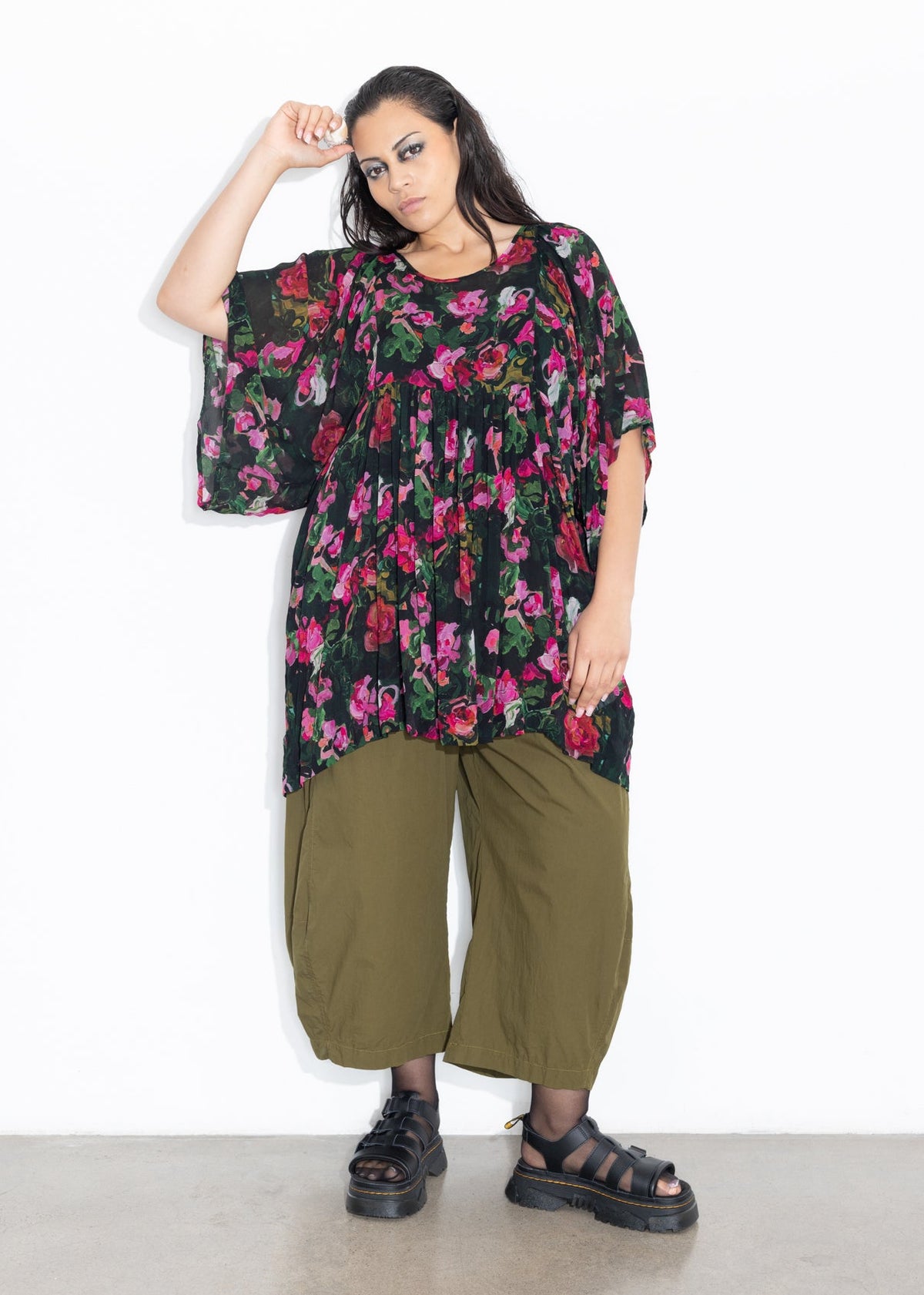 Zoe Top - Floral Study