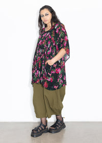 Zoe Top - Floral Study