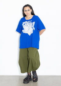 Box Tee - Printed Blue