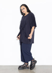 Wide Hem Pant - Midnight