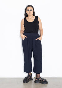 Wide Hem Pant - Midnight