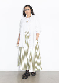 Culotte - Olive Stripe