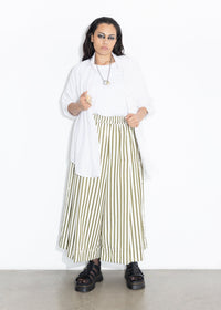 Culotte - Olive Stripe
