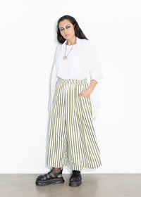 Culotte - Olive Stripe