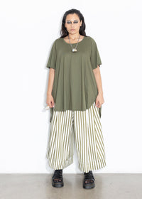 Culotte - Olive Stripe