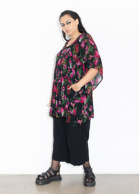 Zoe Top - Floral Study