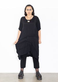 Accordion Tunic - Black