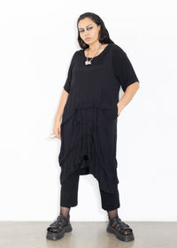 Accordion Tunic - Black