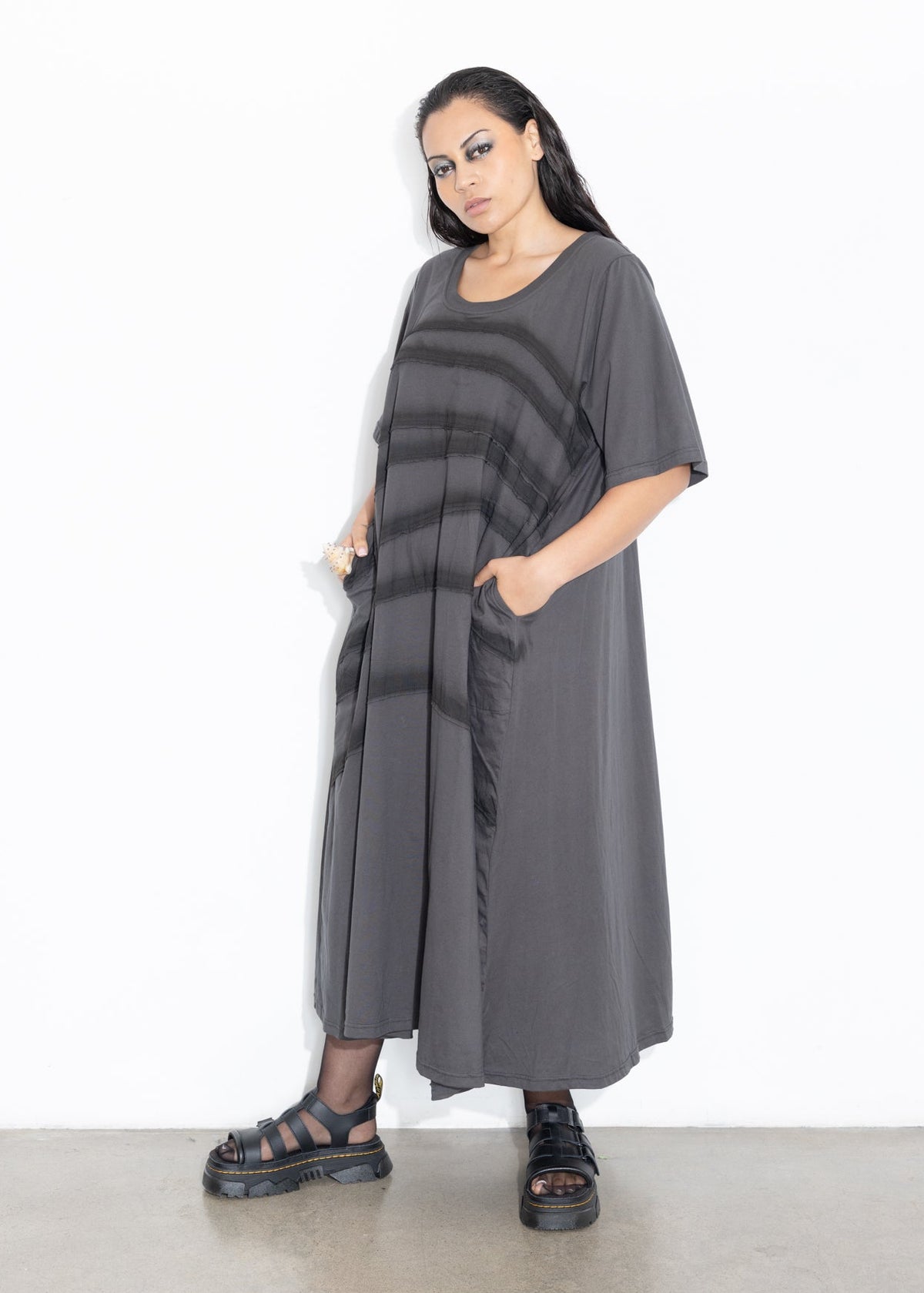 Cleo Dress - Grey