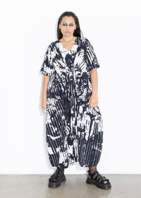 Luchia Dress - Foliage Print