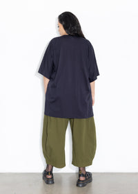 Wrap Tee - Dark Navy