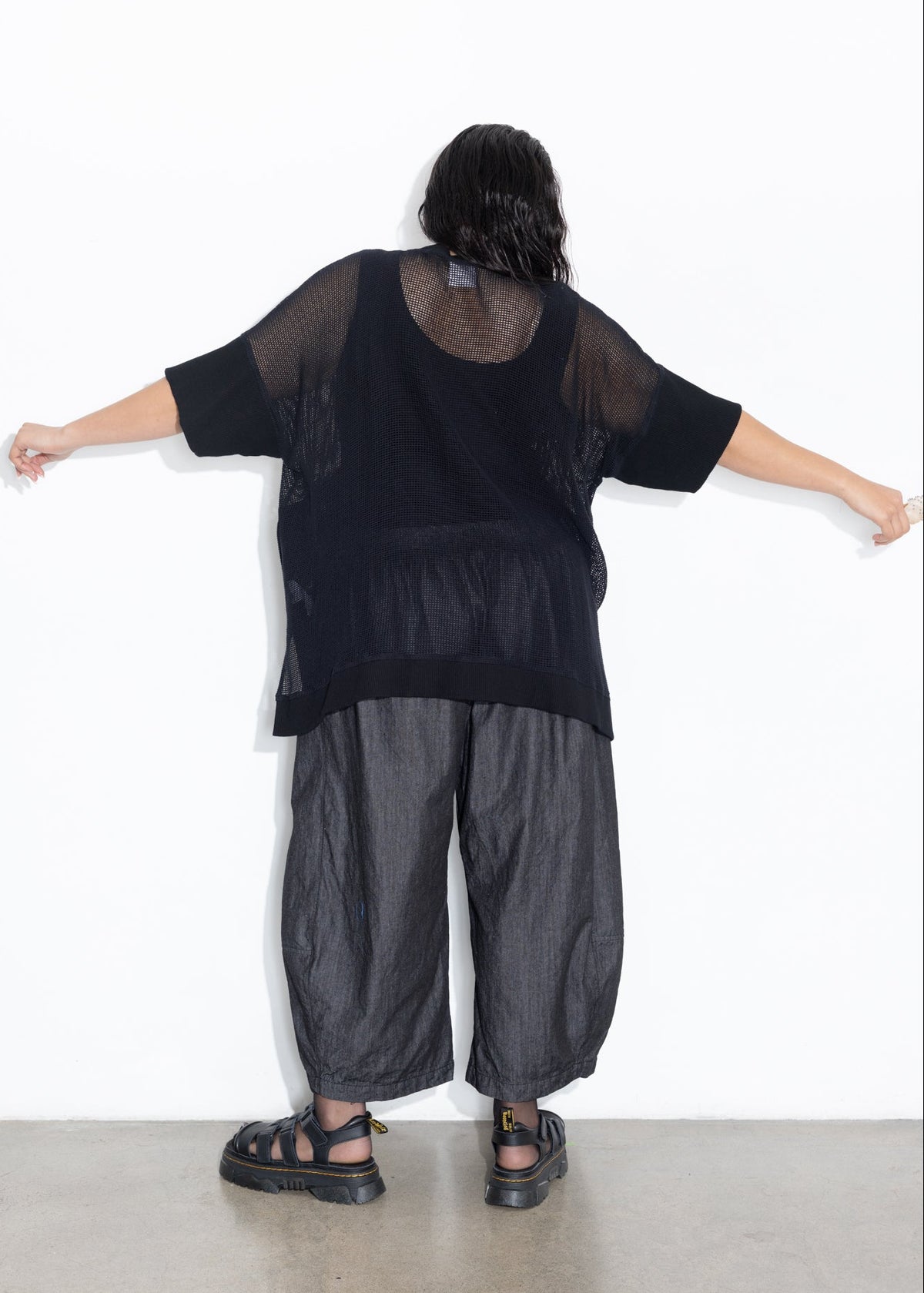 Net Cardi - Black