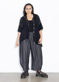 Net Cardi - Black