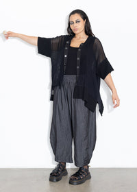 Net Cardi - Black