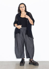 Net Cardi - Black