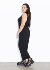 Wide Hem Pant - Black