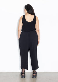 Wide Hem Pant - Black
