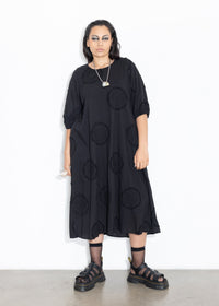 Ronnie Dress - Black Embroidery