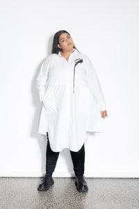 Gored Shirt - Lily Print