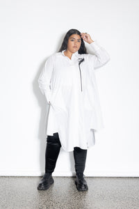 Gored Shirt - Lily Print