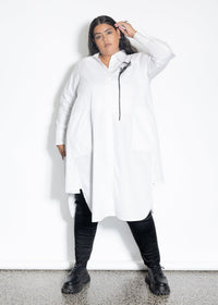 Gored Shirt - Lily Print