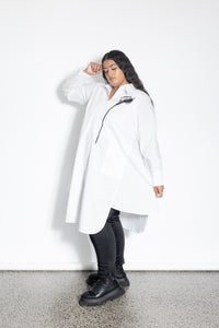 Gored Shirt - Lily Print