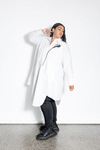 Gored Shirt - Lily Print