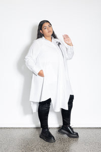 Gored Shirt - Lily Print