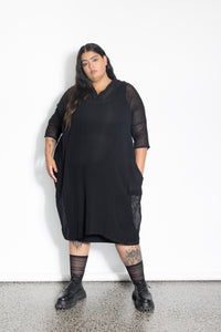 Darcy Hoodie - Black Mesh