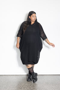 Darcy Hoodie - Black Mesh