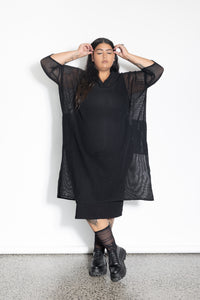 Darcy Hoodie - Black Mesh