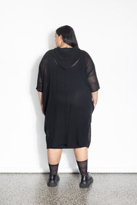Darcy Hoodie - Black Mesh