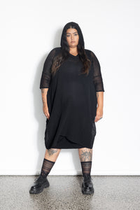 Darcy Hoodie - Black Mesh