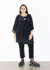 Lace Tee - Black