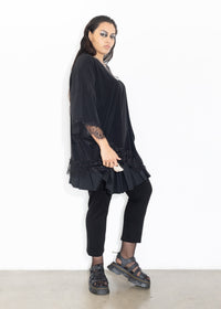 Lace Tee - Black