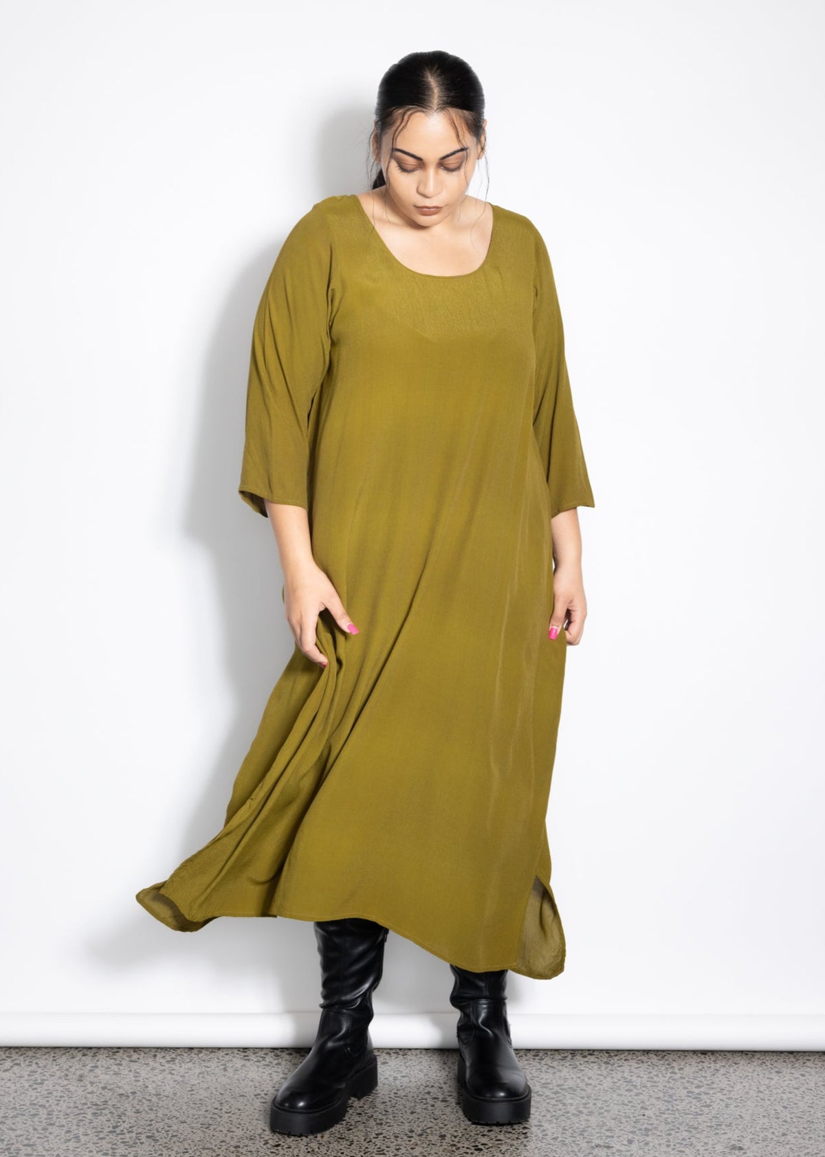 Florence Dress - Pear