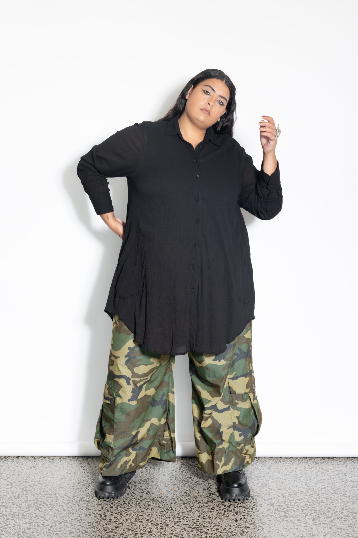 Indigo Shirt - Black