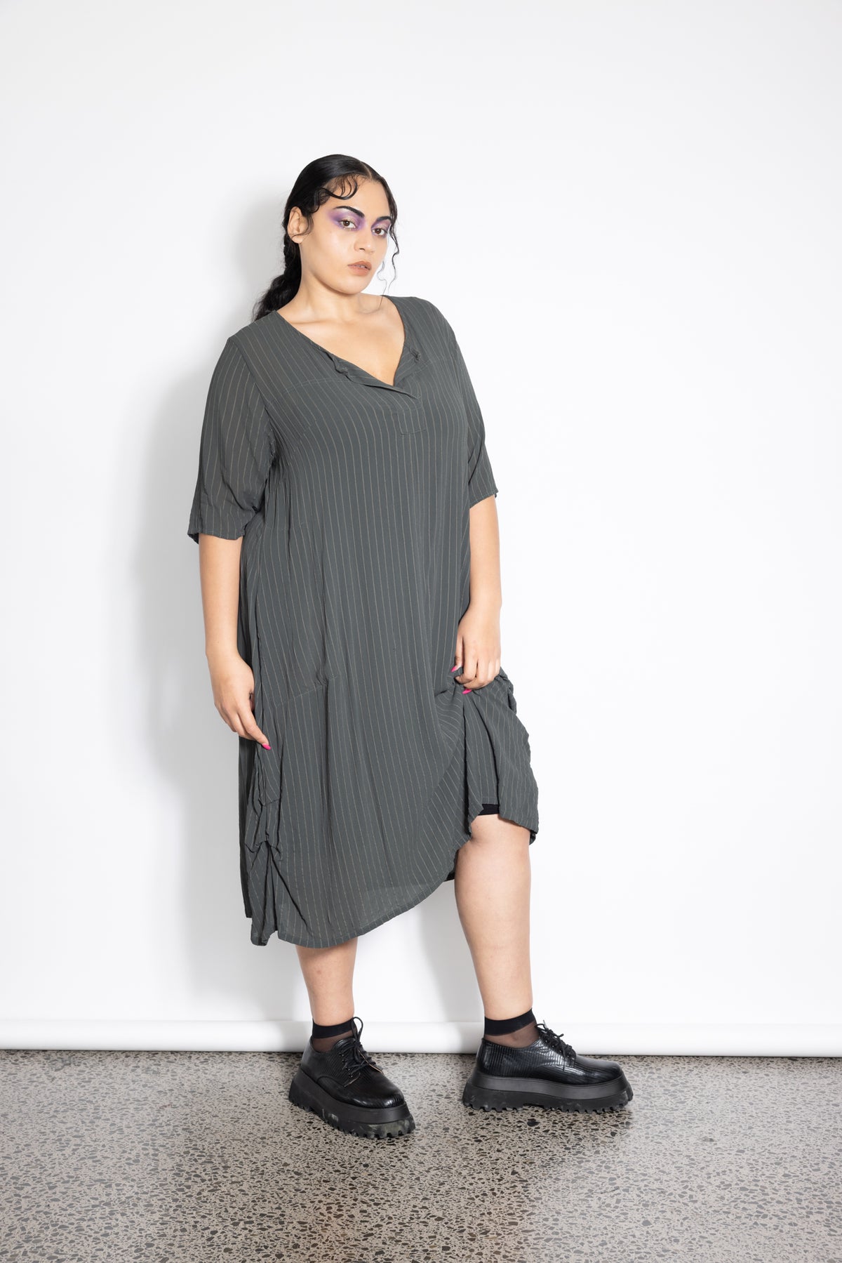 Delaney Dress - Moss