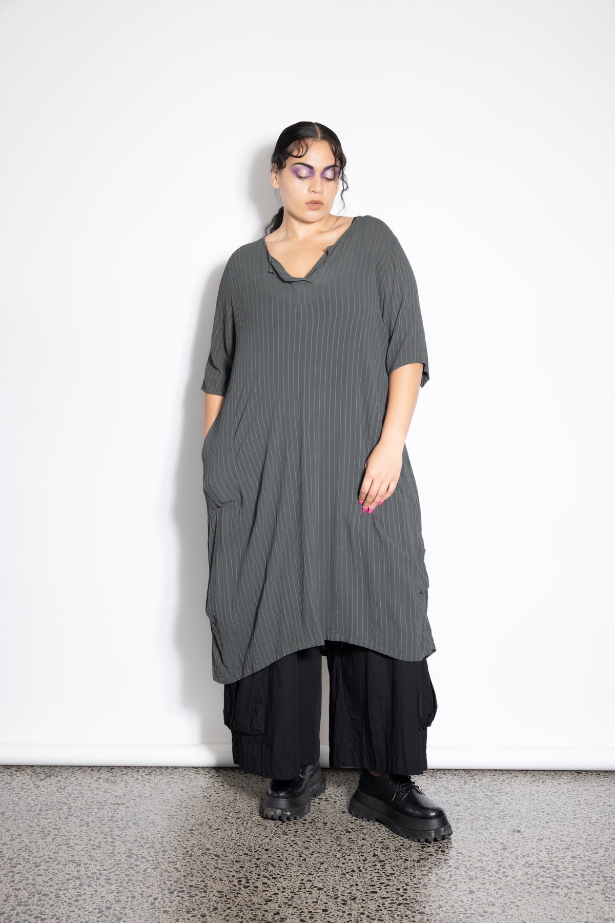 Delaney Dress - Moss